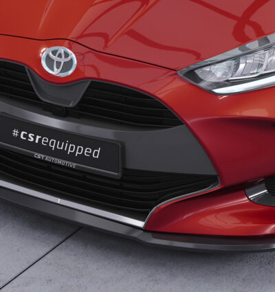 Lame de parechoc avant pour Toyota Yaris 4 (XP21) toutes carrosseries (2020-) - Fabriqué en ABS (6 finitions au choix)