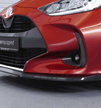 Lame de parechoc avant pour Toyota Yaris 4 (XP21) toutes carrosseries (2020-) - Fabriqué en ABS (6 finitions au choix)