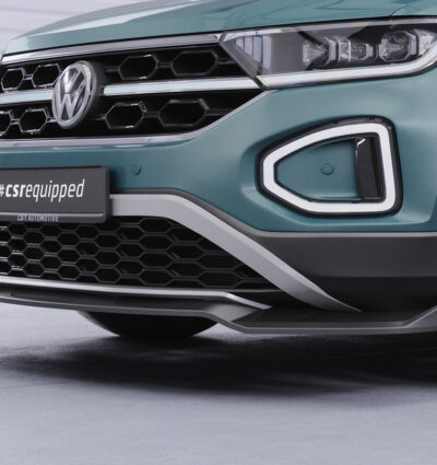 Lame de parechoc avant pour VW T-Roc (A1) toutes carrosseries (facelift) (depuis 2021) - Fabriqué en ABS (6 finitions au choix)