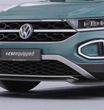 Lame de parechoc avant pour VW T-Roc (A1) toutes carrosseries (facelift) (depuis 2021) - Fabriqué en ABS (6 finitions au choix)