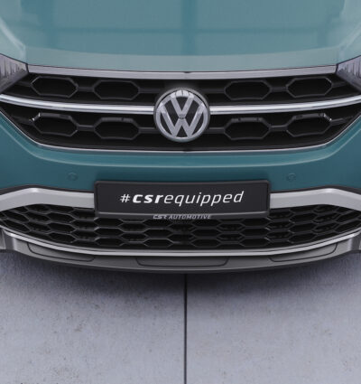 Lame de parechoc avant pour VW T-Roc (A1) toutes carrosseries (facelift) (depuis 2021) - Fabriqué en ABS (6 finitions au choix)