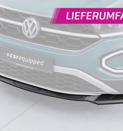 Lame de parechoc avant pour VW T-Roc (A1) toutes carrosseries (facelift) (depuis 2021) - Fabriqué en ABS (6 finitions au choix)