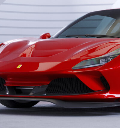 Lame de parechoc avant pour Ferrari F8 Tributo / Spider (depuis 2019) - Fabriqué en ABS (6 finitions au choix)