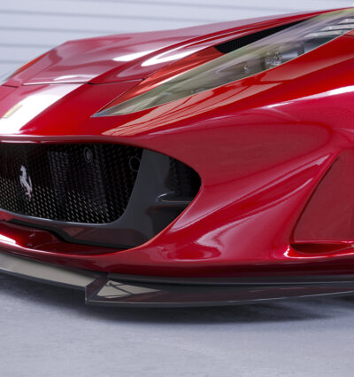 Lame de parechoc avant pour Ferrari 812 Superfast / GTS (depuis 2017) - Fabriqué en ABS (6 finitions au choix)