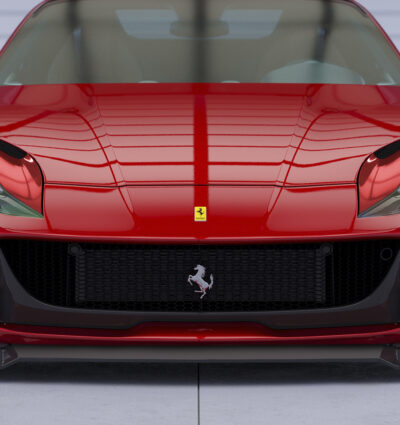 Lame de parechoc avant pour Ferrari 812 Superfast / GTS (depuis 2017) - Fabriqué en ABS (6 finitions au choix)