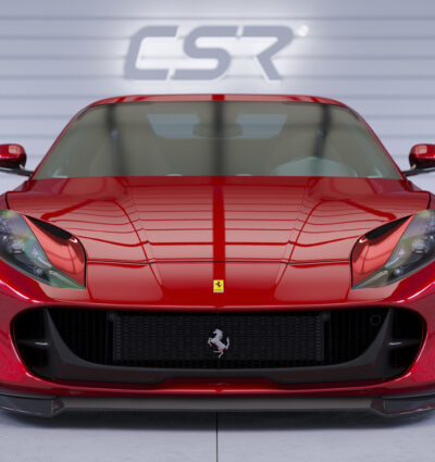 Lame de parechoc avant pour Ferrari 812 Superfast / GTS (depuis 2017) - Fabriqué en ABS (6 finitions au choix)