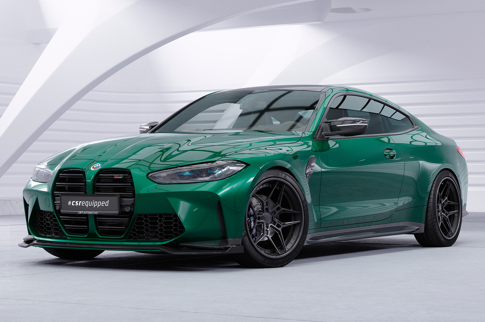 Lame de parechoc avant pour BMW M4 G82 / G83 Competition (depuis 2021) - Fabriqué en ABS 10mm (à peindre ou polir)