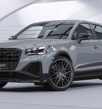 Lame de parechoc avant pour Audi Q2 (Typ GA) S-Line (facelift) (depuis 2020) - Fabriqué en ABS (6 finitions au choix)