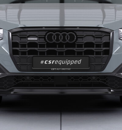 Lame de parechoc avant pour Audi Q2 (Typ GA) S-Line (facelift) (depuis 2020) - Fabriqué en ABS (6 finitions au choix)