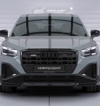 Lame de parechoc avant pour Audi Q2 (Typ GA) S-Line (facelift) (depuis 2020) - Fabriqué en ABS (6 finitions au choix)