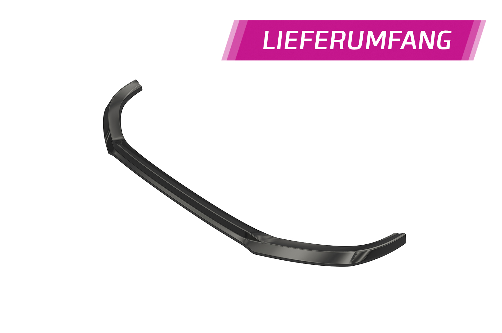 Lame de parechoc avant pour Audi Q2 (Typ GA) S-Line (facelift) (depuis 2020) - Fabriqué en ABS (6 finitions au choix)