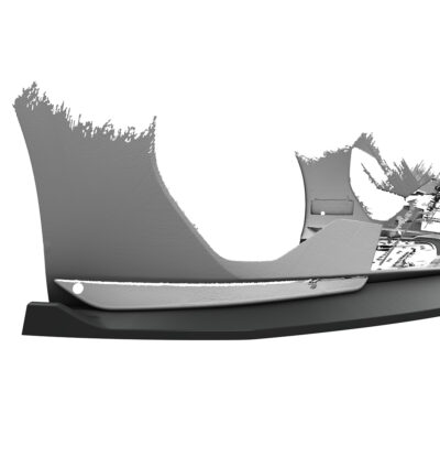 Lame de parechoc avant pour Peugeot 308 (P51) GT (hatchback et SW) (depuis 2021) - Fabriqué en ABS (6 finitions au choix)