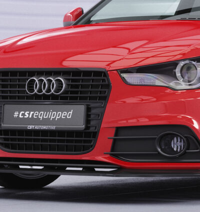Lame de parechoc avant pour Audi A1 (8X) S-Line (2010-2014) - Fabriqué en ABS (6 finitions au choix)