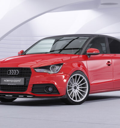 Lame de parechoc avant pour Audi A1 (8X) S-Line (2010-2014) - Fabriqué en ABS (6 finitions au choix)