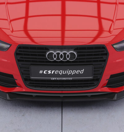 Lame de parechoc avant pour Audi A1 (8X) S-Line (2010-2014) - Fabriqué en ABS (6 finitions au choix)