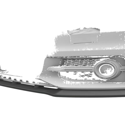 Lame de parechoc avant pour Audi A1 (8X) S-Line (2010-2014) - Fabriqué en ABS (6 finitions au choix)