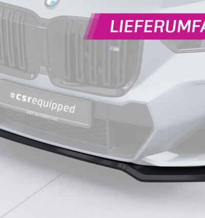 Lame de parechoc avant pour BMW X1 U11 Pack M (depuis 2022) - Fabriqué en ABS (6 finitions au choix)
