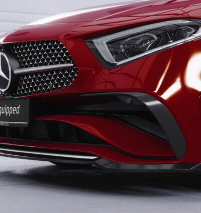 Lame de parechoc avant pour Mercedes-Benz CLS (C257) AMG-Line (MOPF) (depuis 2021) - Fabriqué en ABS (6 finitions au choix)