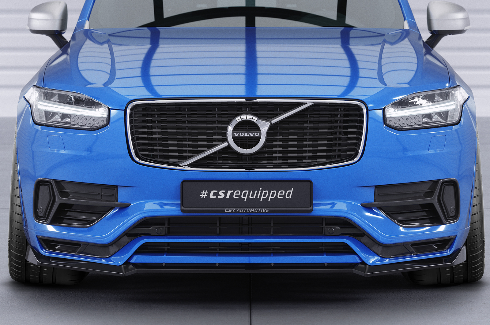Lame de parechoc avant pour Volvo XC90 (2. Gen) R-Design (2015-2019) - Fabriqué en ABS (6 finitions au choix)