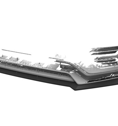 Lame de parechoc avant pour Volvo XC90 (2. Gen) R-Design (2015-2019) - Fabriqué en ABS (6 finitions au choix)