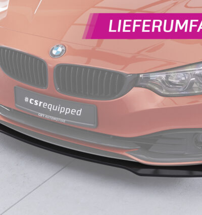 Lame de parechoc avant pour BMW Série 4 F36 / F32 Gran coupé / coupé (facelift) (2017-2021) - Fabriqué en ABS (6 finitions au choix)