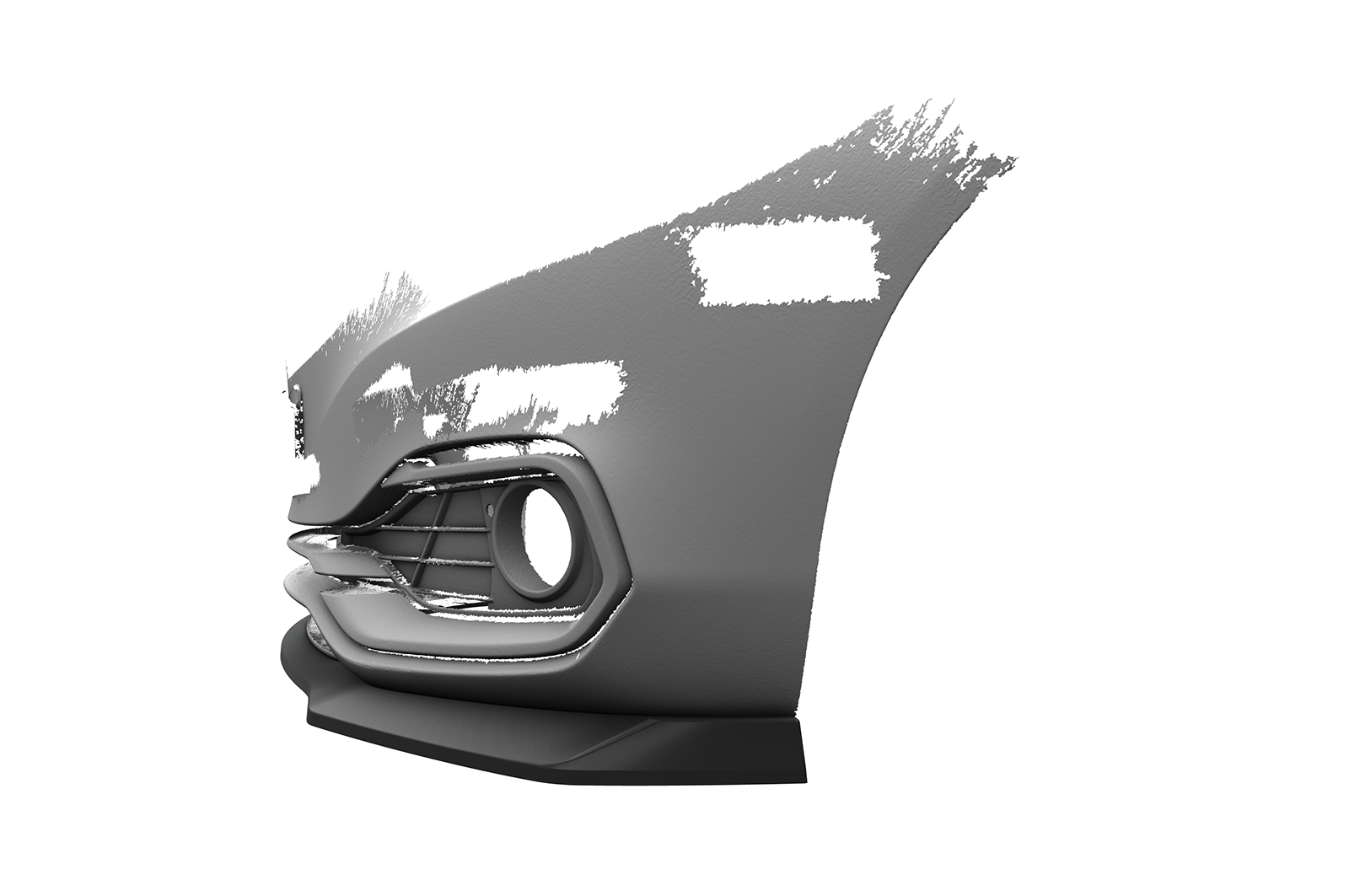 Lame de parechoc avant pour BMW Série 4 F36 / F32 Gran coupé / coupé (facelift) (2017-2021) - Fabriqué en ABS (6 finitions au choix)