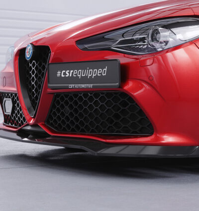 Lame de parechoc avant pour Alfa Romeo Giulia (Typ 952) Veloce (2016-2022) - Fabriqué en ABS (6 finitions au choix)