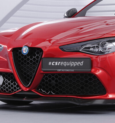Lame de parechoc avant pour Alfa Romeo Giulia (Typ 952) Veloce (2016-2022) - Fabriqué en ABS (6 finitions au choix)