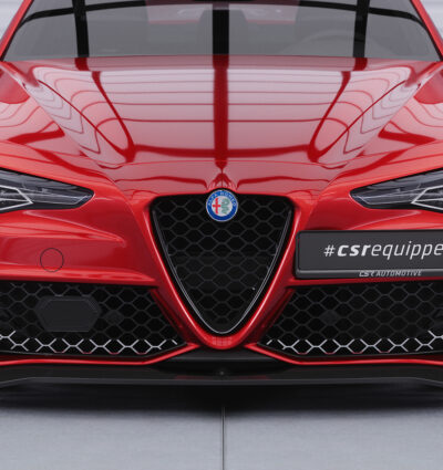Lame de parechoc avant pour Alfa Romeo Giulia (Typ 952) Veloce (2016-2022) - Fabriqué en ABS (6 finitions au choix)
