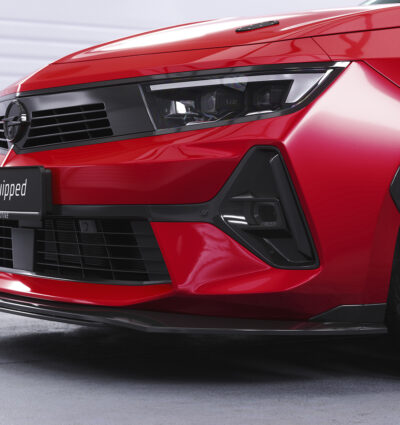 Lame de parechoc avant pour Opel Astra L GS / GSe / Electric et Ultimate Paket (depuis 2022) - Fabriqué en ABS (6 finitions au choix)