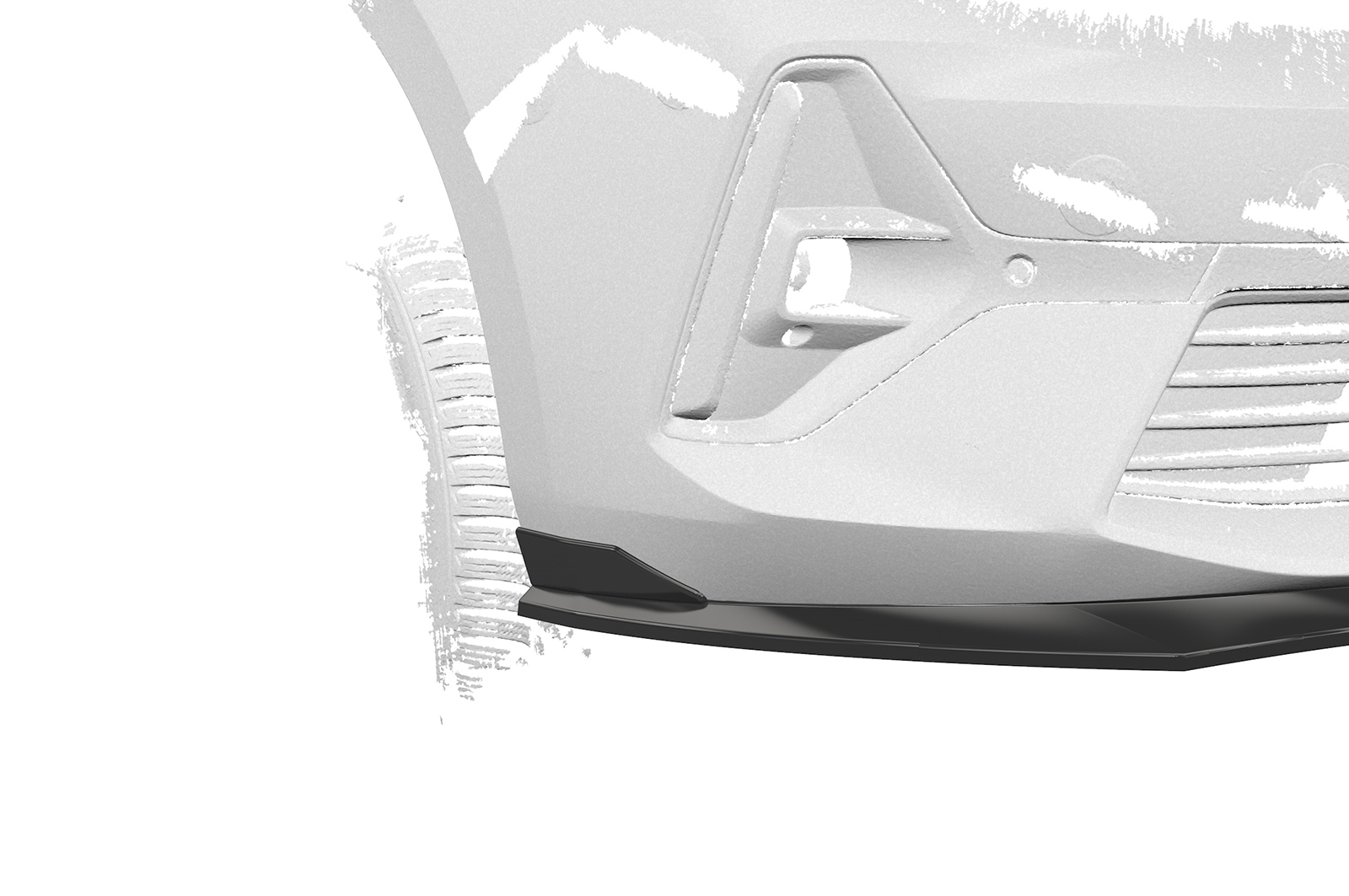 Lame de parechoc avant pour Opel Astra L GS / GSe / Electric et Ultimate Paket (depuis 2022) - Fabriqué en ABS (6 finitions au choix)