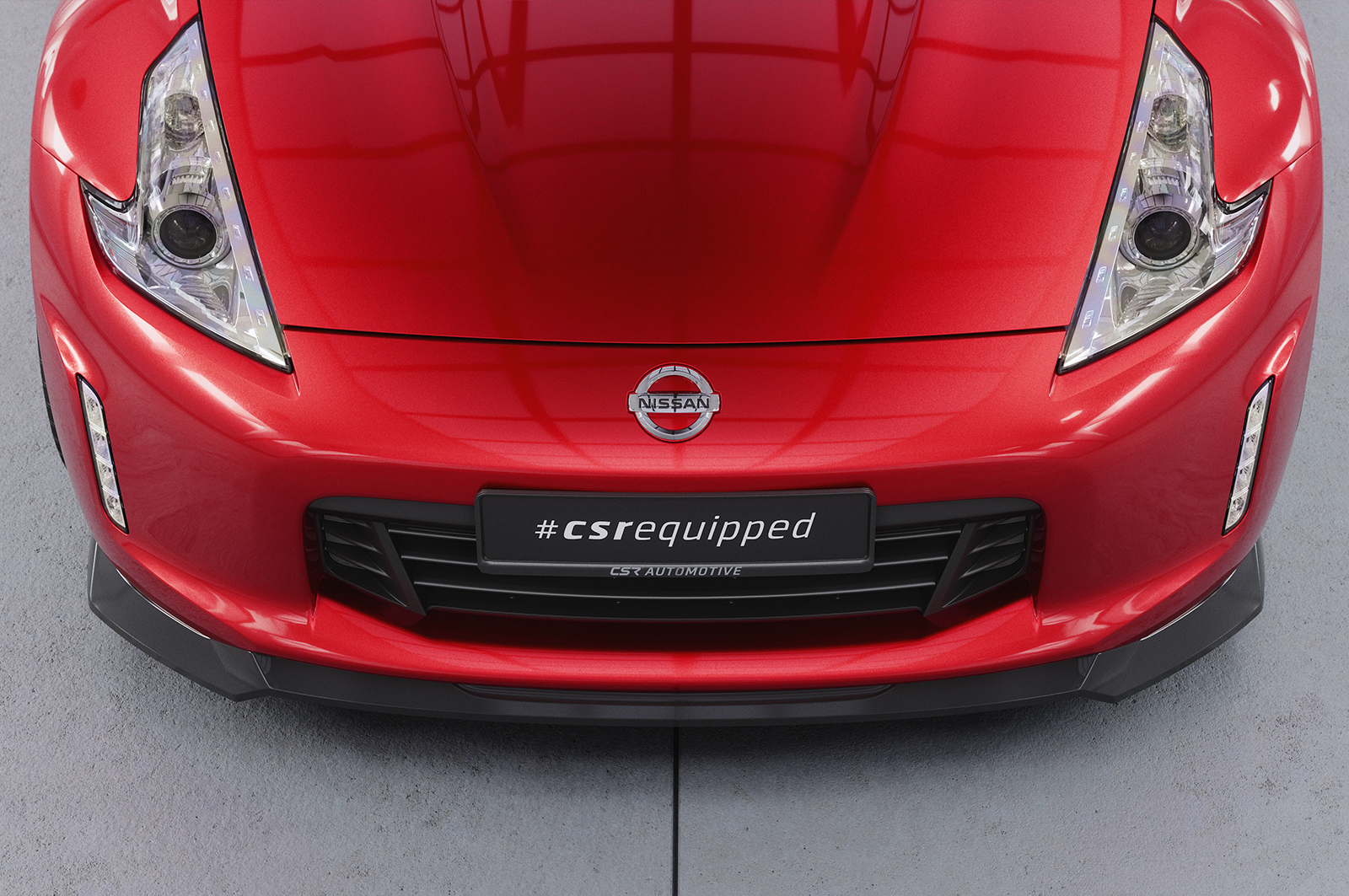 Lame de parechoc avant pour Nissan 370Z (Z34) toutes carrosseries (2013-2020) - Fabriqué en ABS (6 finitions au choix)