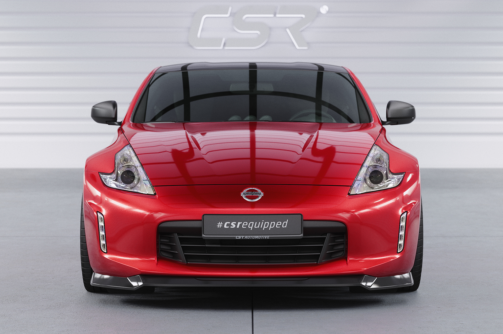 Lame de parechoc avant pour Nissan 370Z (Z34) toutes carrosseries (2013-2020) - Fabriqué en ABS (6 finitions au choix)