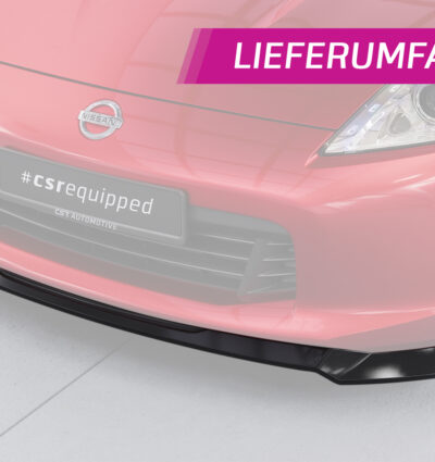 Lame de parechoc avant pour Nissan 370Z (Z34) toutes carrosseries (2013-2020) - Fabriqué en ABS (6 finitions au choix)