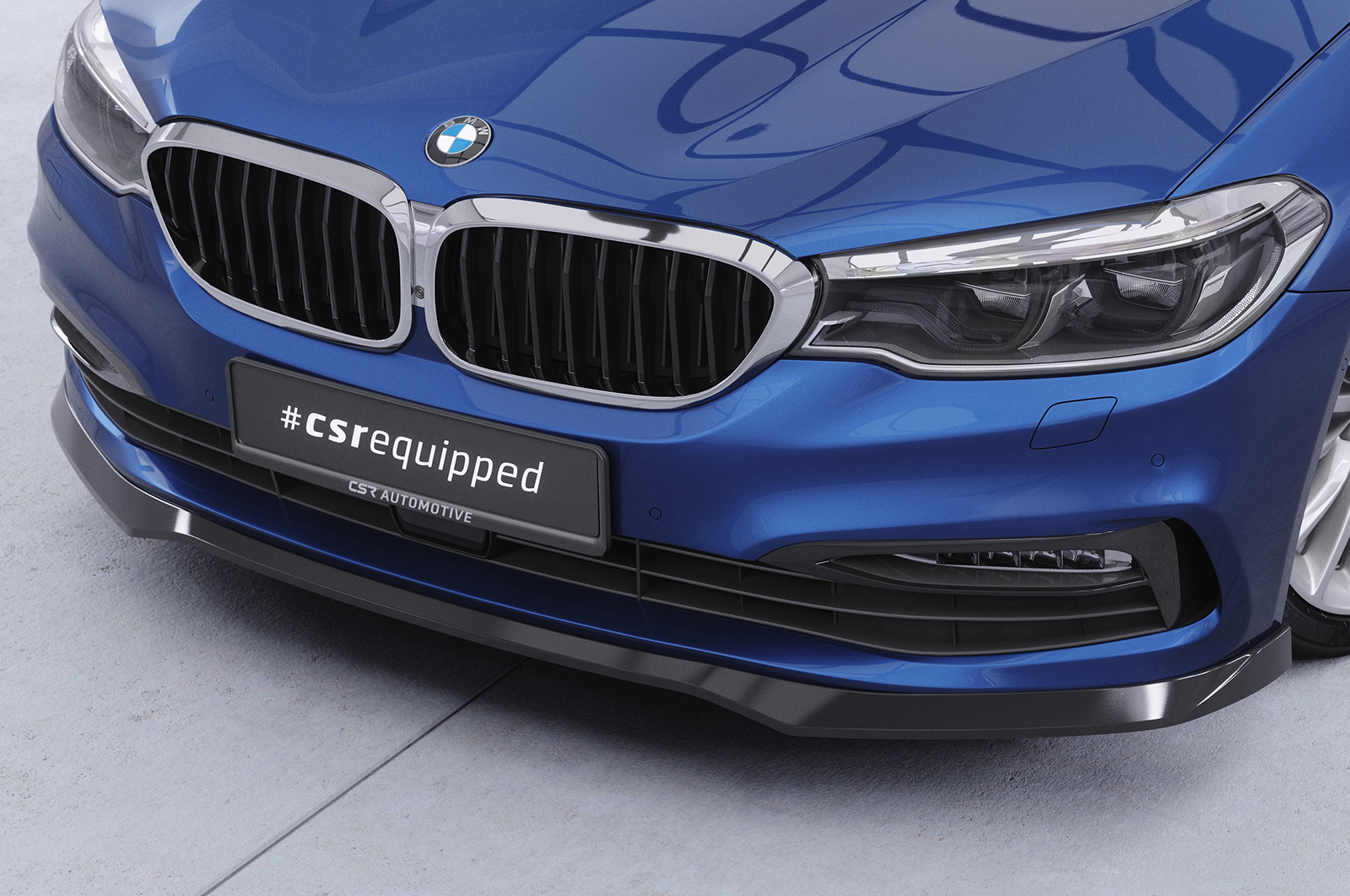Lame de parechoc avant pour BMW Série 5 G30 / G31 finition de basebreake et Luxury Line (2017-06/2020) - Fabriqué en ABS (6 finitions au choix)