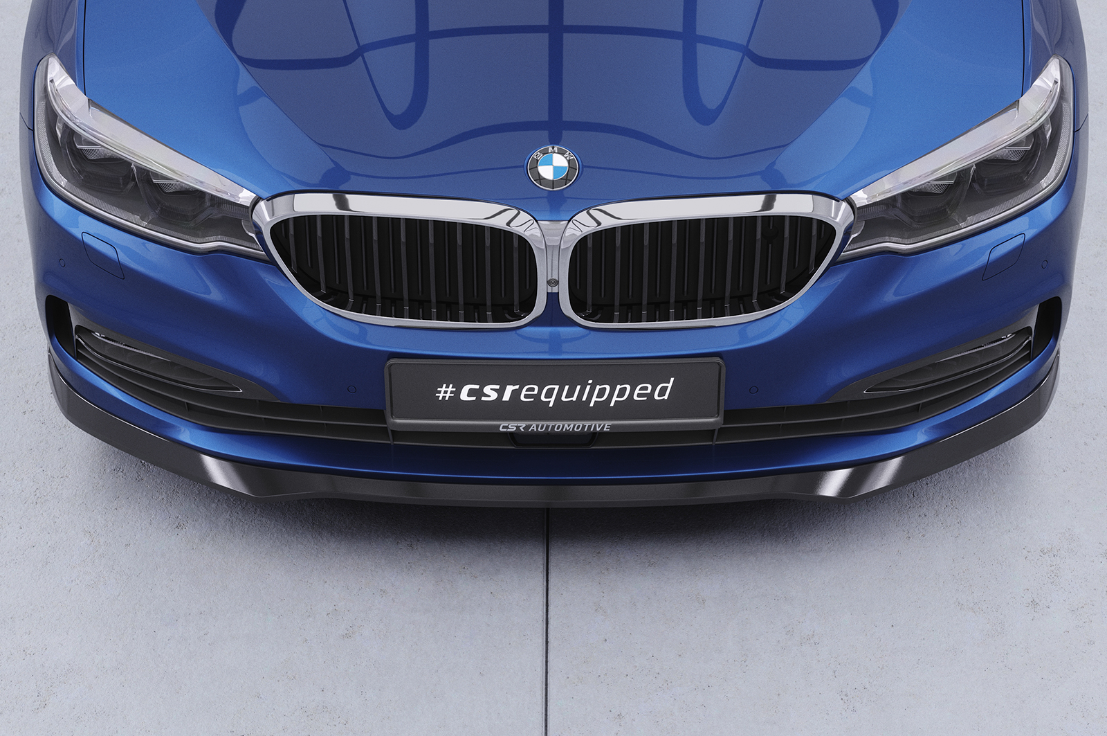 Lame de parechoc avant pour BMW Série 5 G30 / G31 finition de basebreake et Luxury Line (2017-06/2020) - Fabriqué en ABS (6 finitions au choix)
