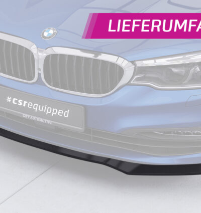 Lame de parechoc avant pour BMW Série 5 G30 / G31 finition de basebreake et Luxury Line (2017-06/2020) - Fabriqué en ABS (6 finitions au choix)