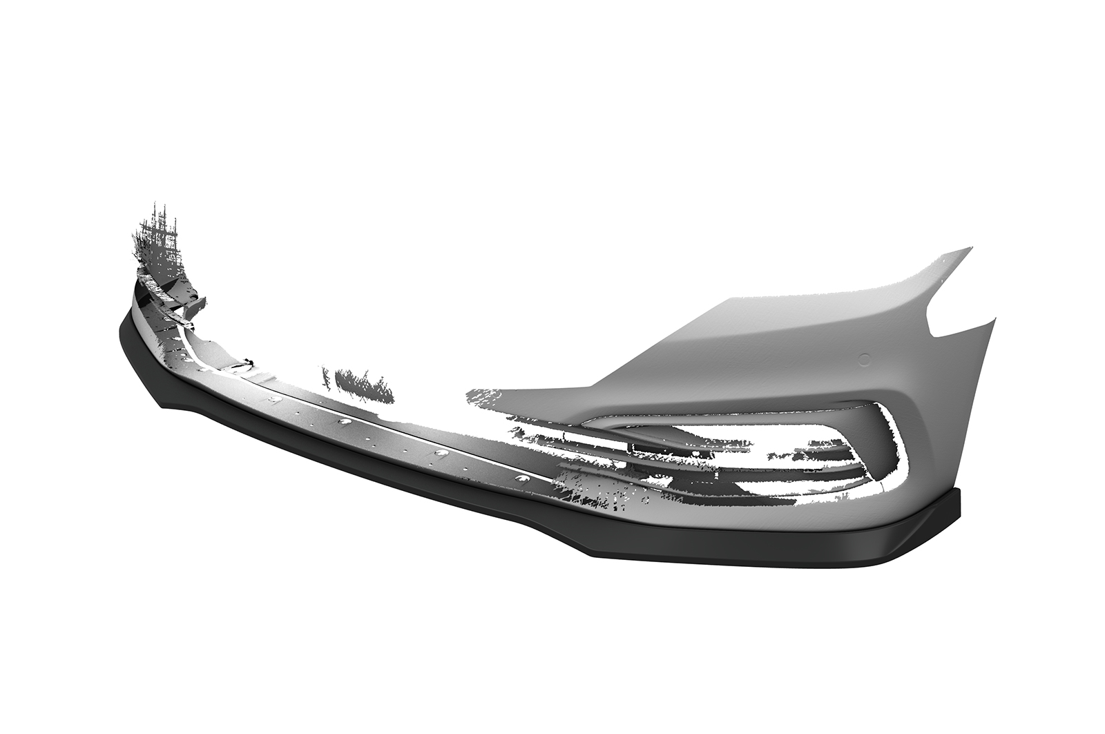 Lame de parechoc avant pour BMW Série 5 G30 / G31 finition de basebreake et Luxury Line (2017-06/2020) - Fabriqué en ABS (6 finitions au choix)