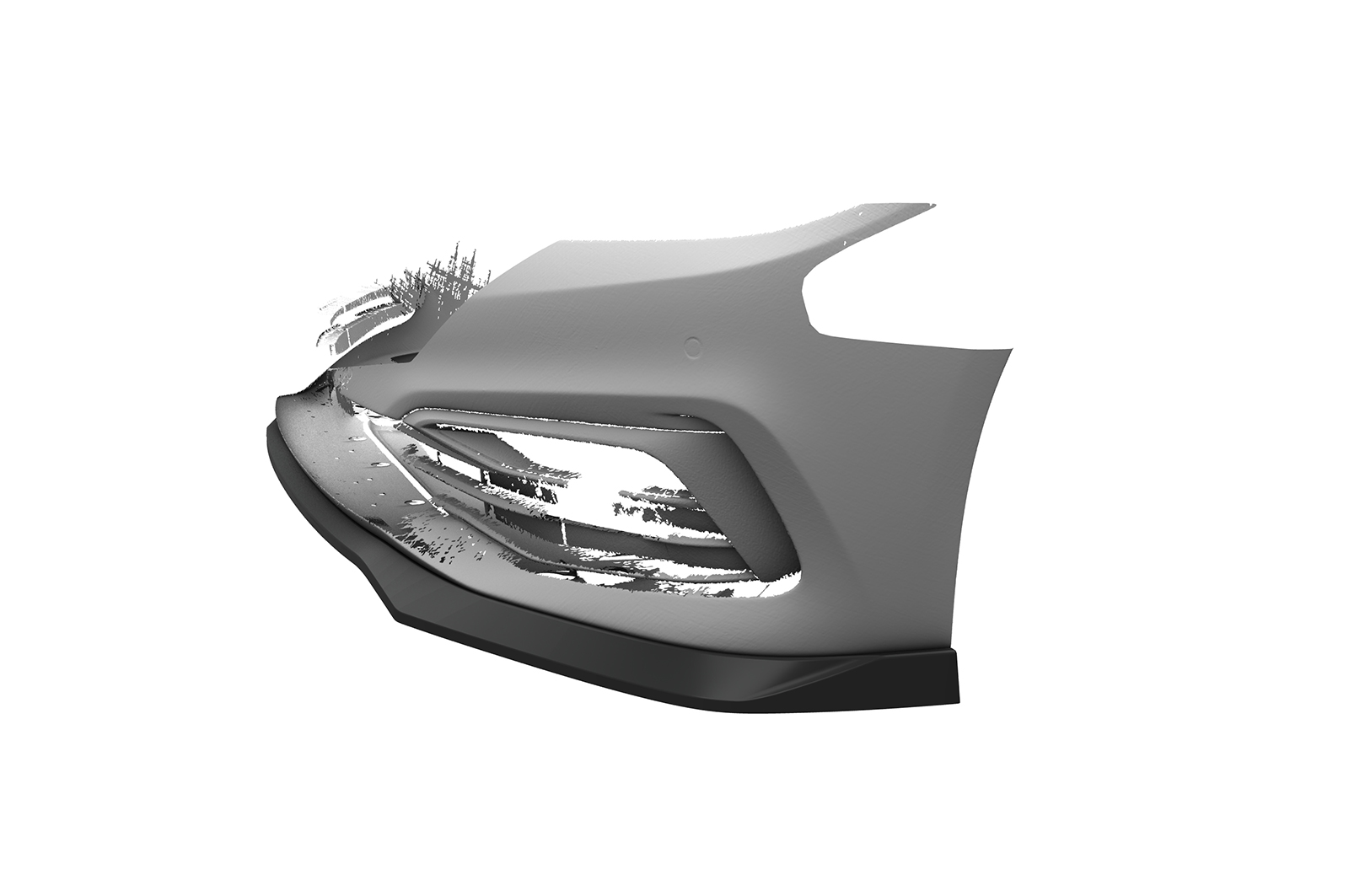 Lame de parechoc avant pour BMW Série 5 G30 / G31 finition de basebreake et Luxury Line (2017-06/2020) - Fabriqué en ABS (6 finitions au choix)