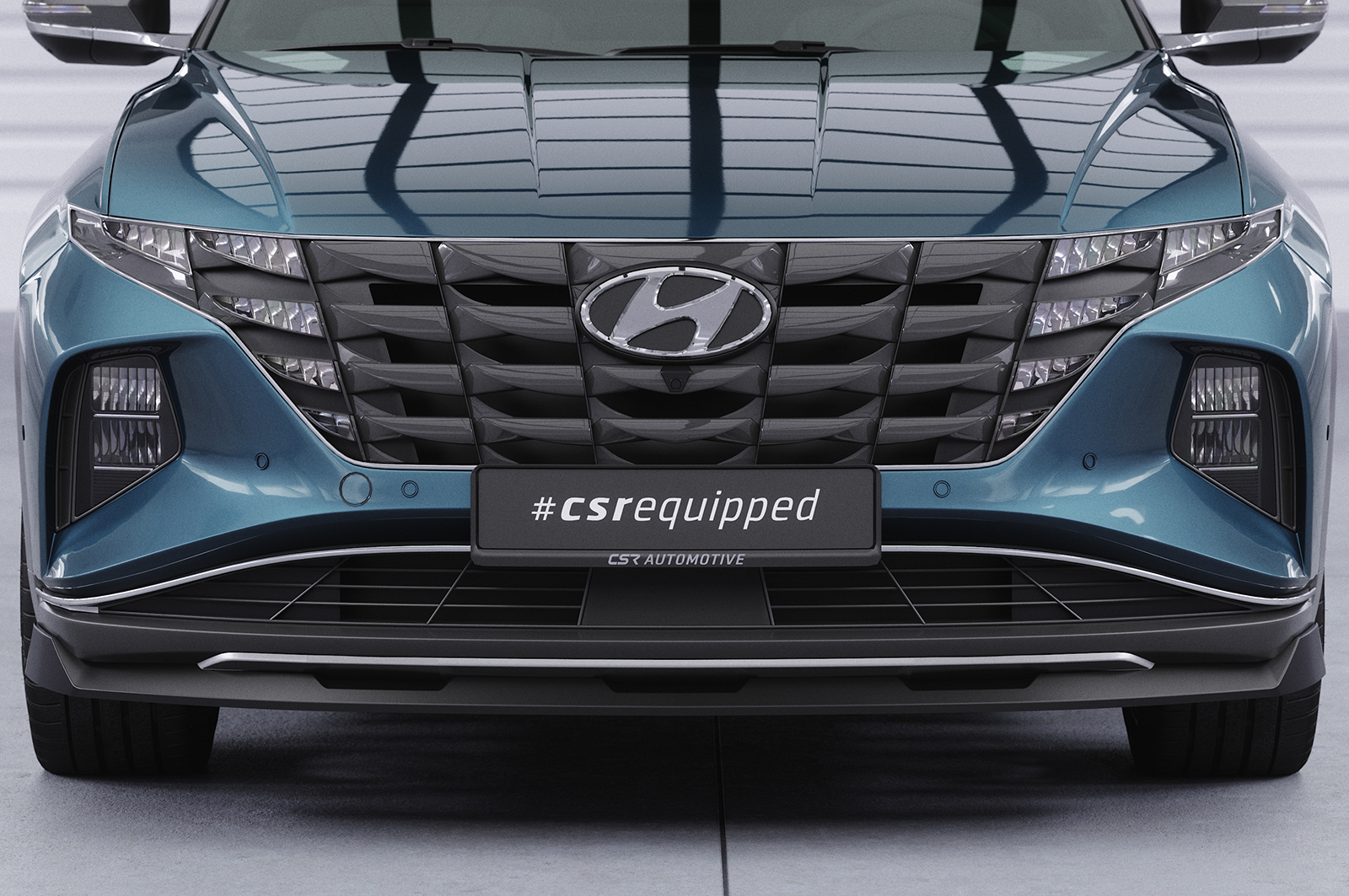 Lame de parechoc avant pour Hyundai Tucson 4 (NX4) toutes carrosseries (depuis 2020) - Fabriqué en ABS (6 finitions au choix)