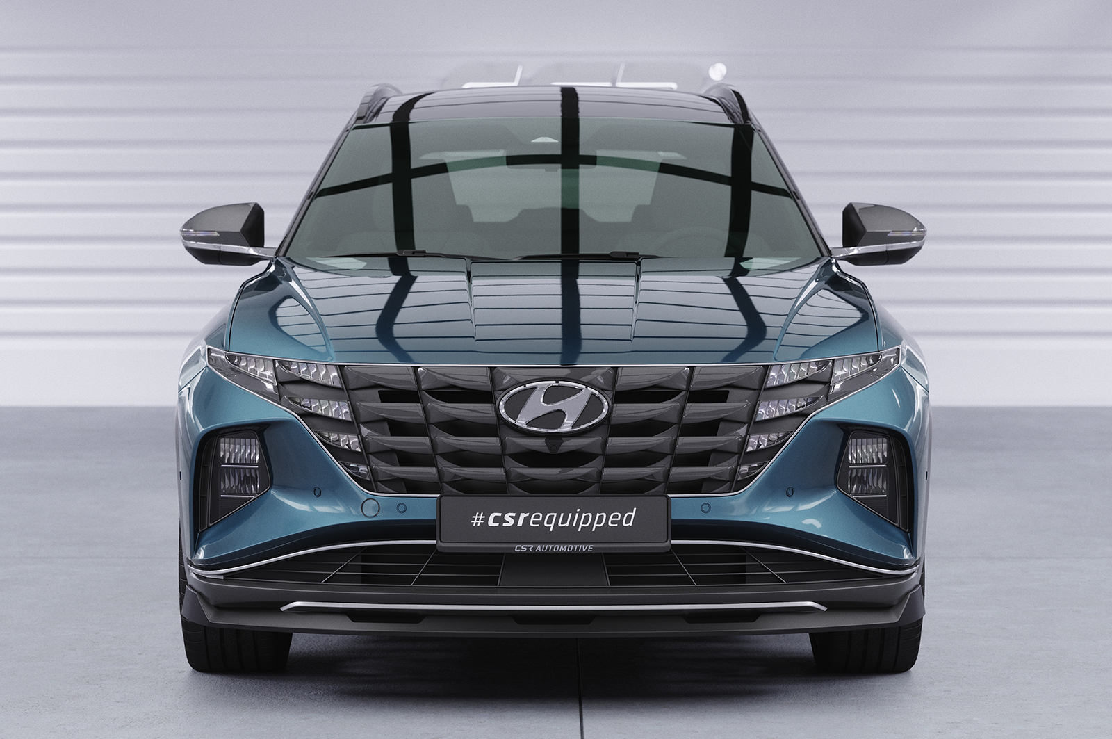 Lame de parechoc avant pour Hyundai Tucson 4 (NX4) toutes carrosseries (depuis 2020) - Fabriqué en ABS (6 finitions au choix)