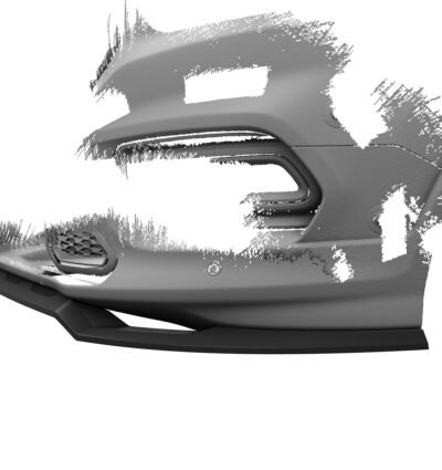 Lame de parechoc avant pour Ford Transist Custom / Tourneo Custom Sport (facelift) (depuis 2018) - Fabriqué en ABS (6 finitions au choix)