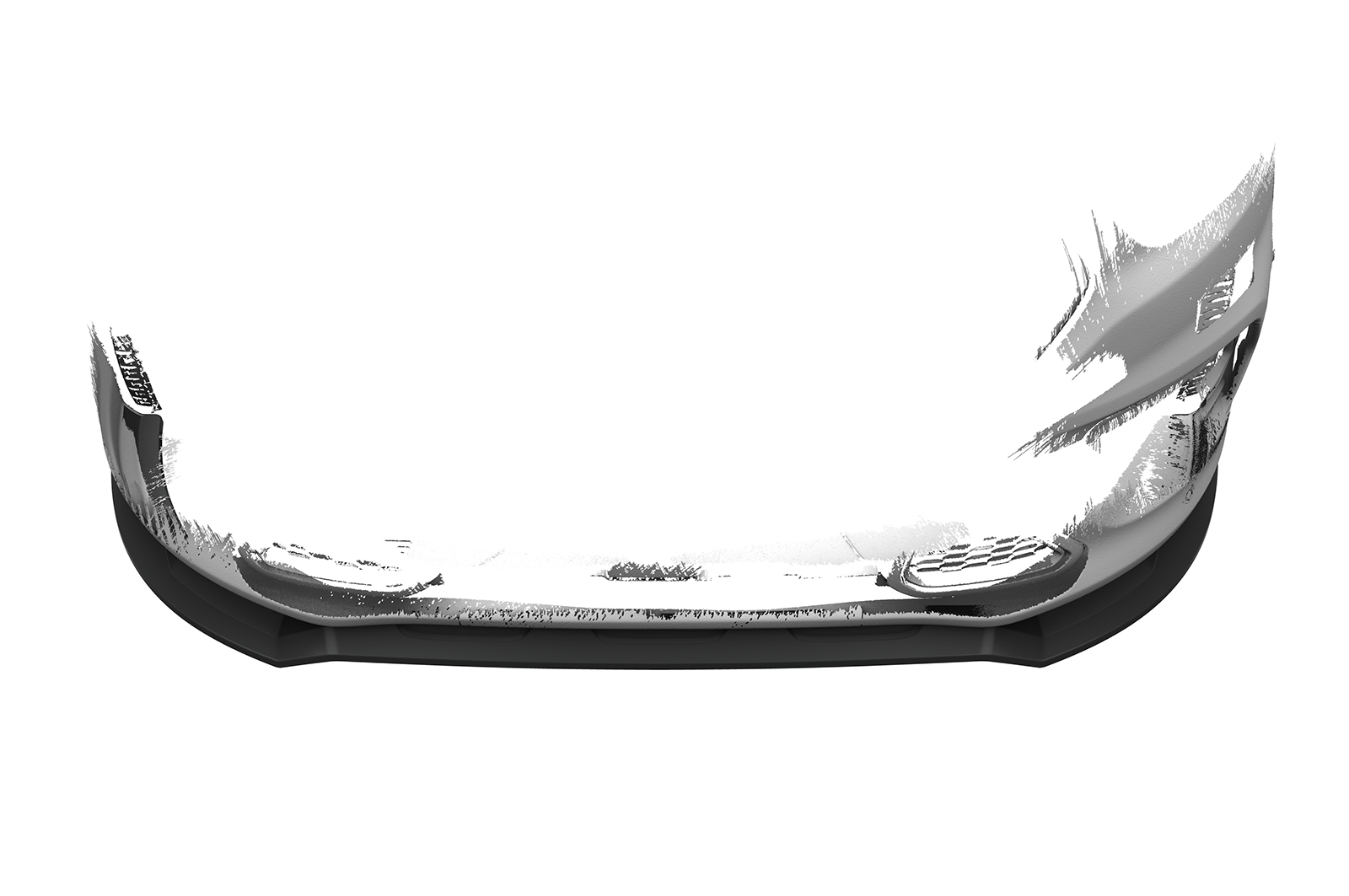 Lame de parechoc avant pour Ford Transist Custom / Tourneo Custom Sport (facelift) (depuis 2018) - Fabriqué en ABS (6 finitions au choix)