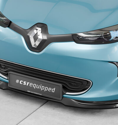 Lame de parechoc avant pour Renault Zoe toutes carrosseries (depuis 2012) - Fabriqué en ABS (6 finitions au choix)