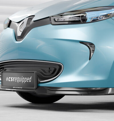 Lame de parechoc avant pour Renault Zoe toutes carrosseries (depuis 2012) - Fabriqué en ABS (6 finitions au choix)