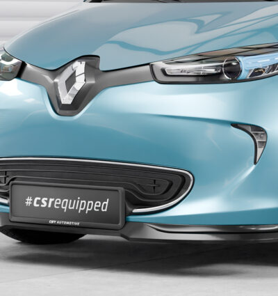 Lame de parechoc avant pour Renault Zoe toutes carrosseries (depuis 2012) - Fabriqué en ABS (6 finitions au choix)