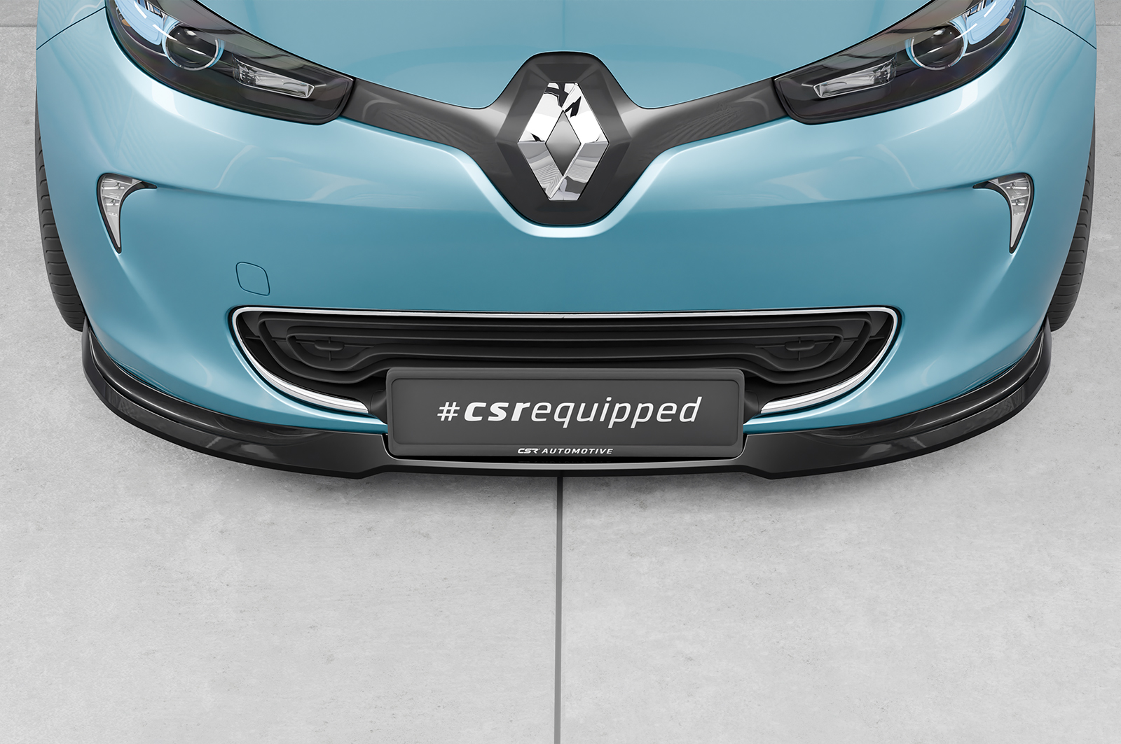Lame de parechoc avant pour Renault Zoe toutes carrosseries (depuis 2012) - Fabriqué en ABS (6 finitions au choix)