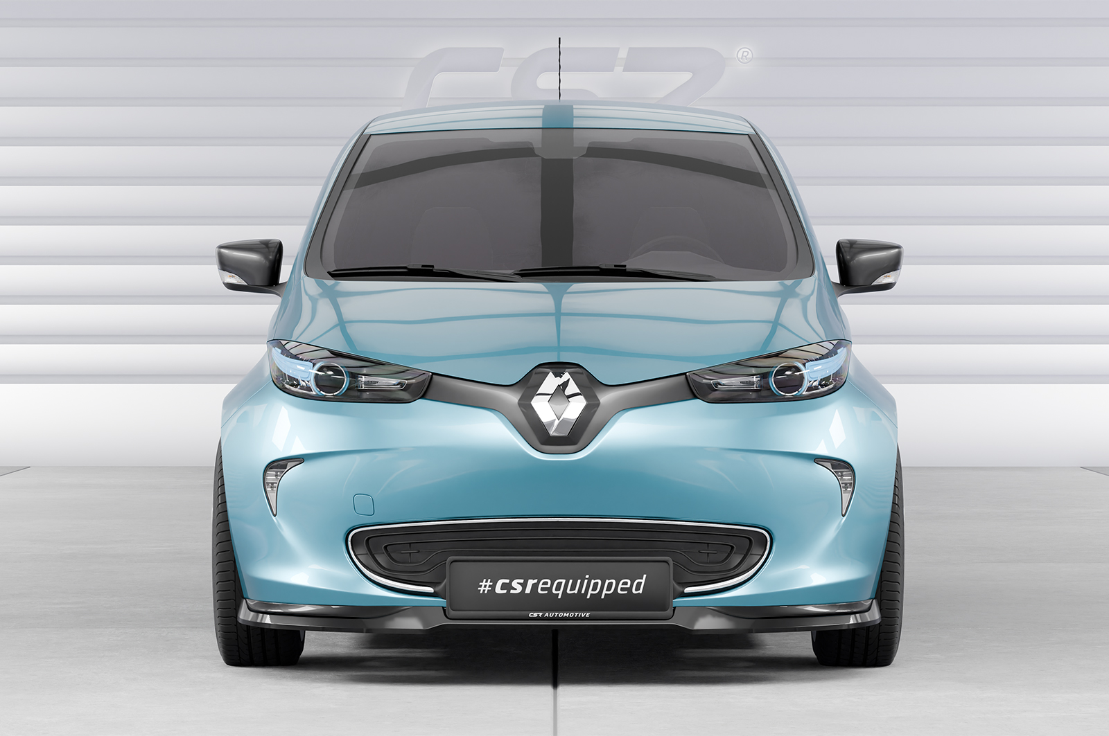 Lame de parechoc avant pour Renault Zoe toutes carrosseries (depuis 2012) - Fabriqué en ABS (6 finitions au choix)