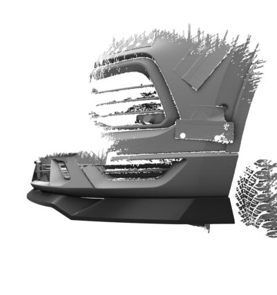 Lame de parechoc avant pour Seat Ateca (Typ 5FP / KH7) FR (facelift) (depuis 2020) - Fabriqué en ABS (6 finitions au choix)