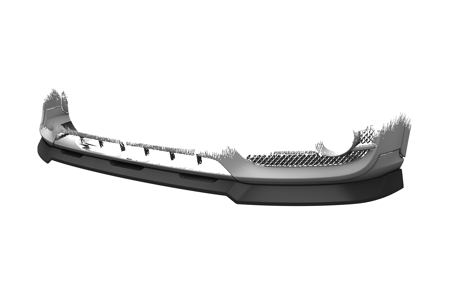 Lame de parechoc avant pour Audi Q3 (8U) toutes carrosseries (2011-2014) - Fabriqué en ABS (6 finitions au choix)